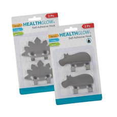 Self-Adhesive Metal Hooks, 2 Piece - assorted shapes